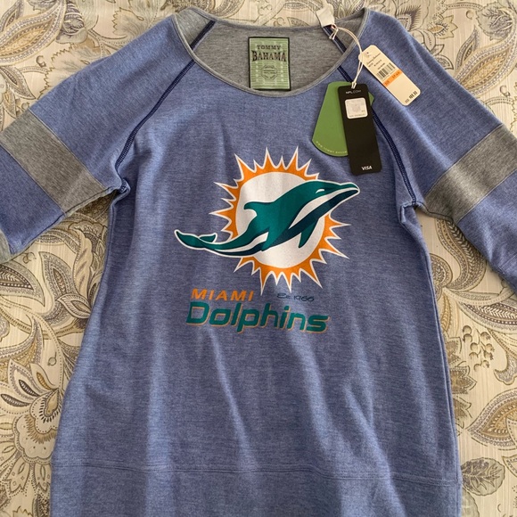 NWT Tommy Bahama Miami Dolphins Top Sz S - Picture 1 of 5